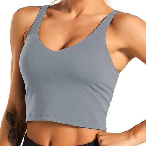 Women Tanks Camis Tops Sleeveless Solid Color Casual Vest Ladies Movement Short Tank Sport Tops Slim Vest ropa mujer verano