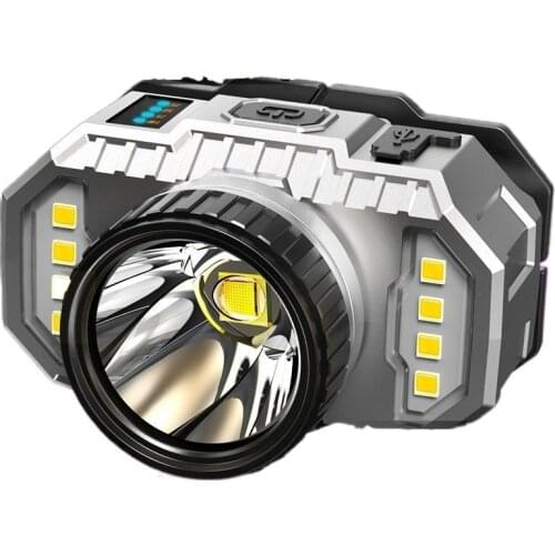Led Super Bright Headlamp Rechargeable High Light Mineral Lamp High Power Super Long Lithium Battery Standby Xenon Lamp