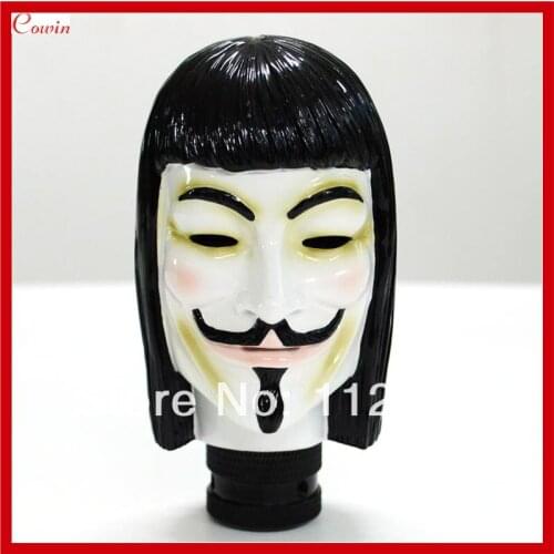 New Universal V For Vendetta Anonymous Movie Guy Fawkes Vendetta Auto Car gear shift knob Manual Gear stick Shifter Lever Knob