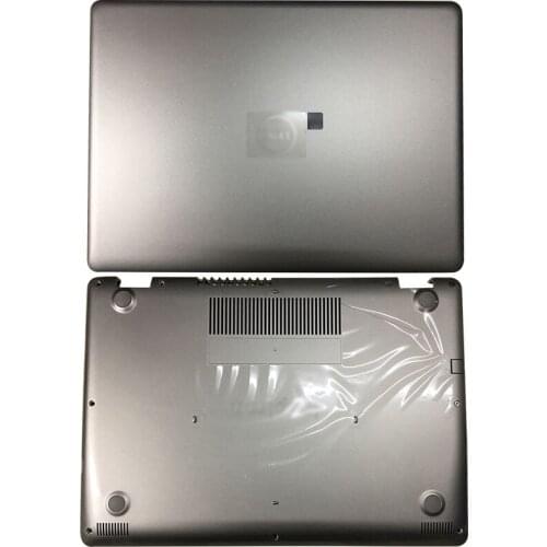 NEW Laptop Case LCD Back Cover/Bottom Case For Dell Inspiron 14 3000 3480 3482 Black Silver