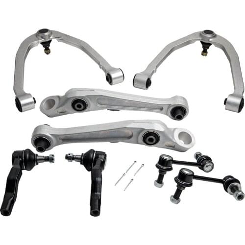 8Pcs Front Control Arms Tierods Sway Bars for Infiniti G35 2003 2004 2005 2006 RWD ES80579 ES80578