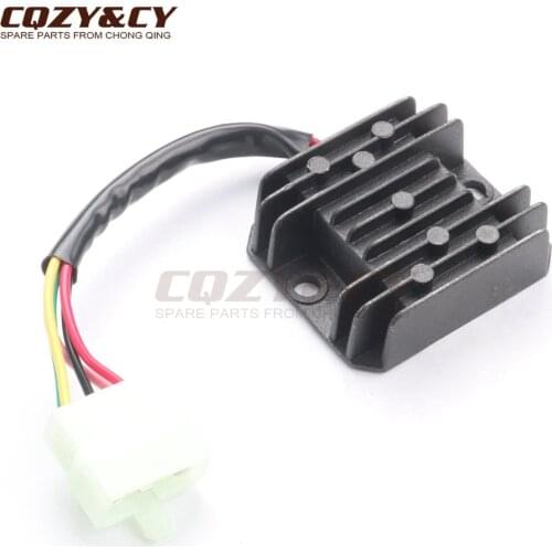 Voltage Regulator Rectifier 5 Wires 5 pin 12V for GY6 scooter ATV 50cc 125cc 150cc