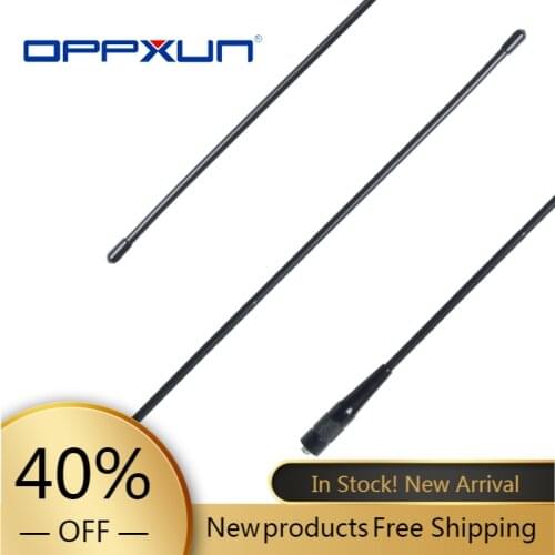 High Gain RHD-771 Walkie Talkie Antenna SMA- F VHF/UHF Dual Band 39cm For Baofeng UV5R UV-82 Bf-888S H-777 Ham Radio Transceiver