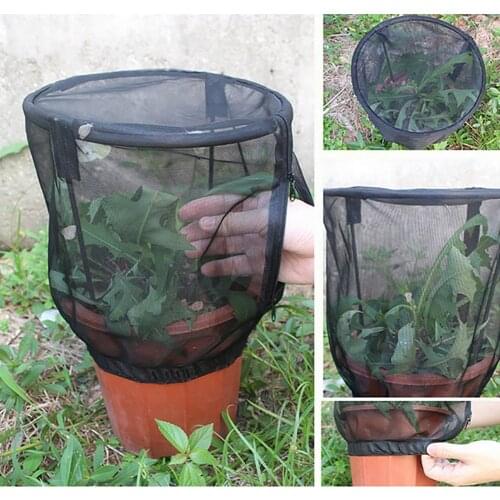 Plant Net Cover Protective Zipper Mesh Net Bag Garden Plant Cover Fruit Protection Garden Cover Garden Accessories