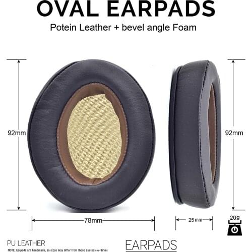 Momentum 2.0 Replacement Earpads Black Ear Pads Cushion Compatible with Sennheiser Momentum 2.0 (M2)Wireless Over Ear Headphones