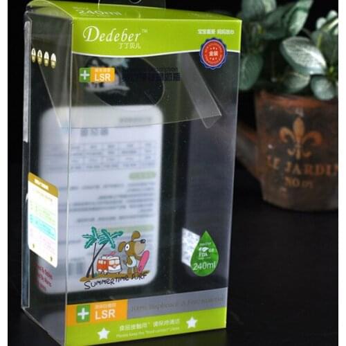 Custom packaging transparent Soft Crease PVC Clear Plastic Box,Plastic PVC Folding Box ---PX20324