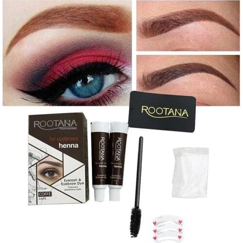 Waterproof Long Lastingr Eyebrow Dye Tattoo Cream Henna Brow Eyelash Eyebr Eyebrow Tint Sweat-proof Eye Brow Gel