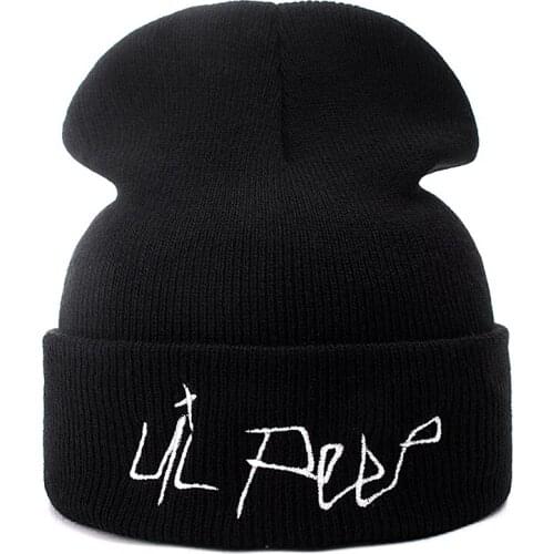 High Quality Lil Peep Casual Beanies for Men Women Fashion Knitted Winter Hat Solid Hip-hop Skullies Hat Bonnet Unisex Cap