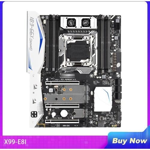 X99-E8I For Motherboard DDR4 2011 with 8 DDR4 Memory Slots Fully Tested