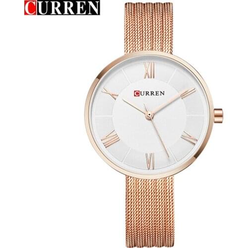 CURREN 2020 Ladies Wrist Watch Women Watches Luxury Brand Quartz Rose Gold Watch Clock Woman Relogio Feminino Montre Femme