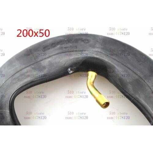 1Pc Black 200 x 50 (8"x2") Wheel Tire Gas And Electric Scooter Inner Tube Replacement