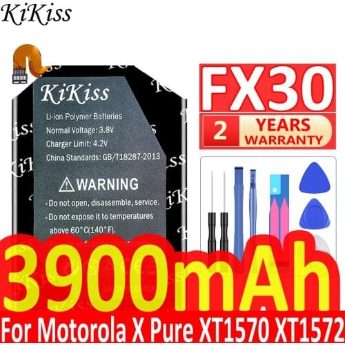 KiKiss FX30 3900mAh Battery for Motorola Moto X Pure XPure Edition X Style Pure X Style X+2 XT1570 XT1572 XT1575