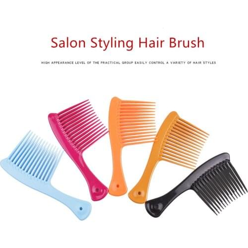 Large Wide Tooth Comb Hair Brush Detangling Hairdressing Rake Comb Suitable for Salon Styling Tools Anti-static Comb Home Use