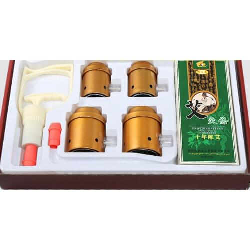 Moxibustion cupping appliance household pure copper vacuum suction type multi-function box moxibustion moxibustion with moxa con