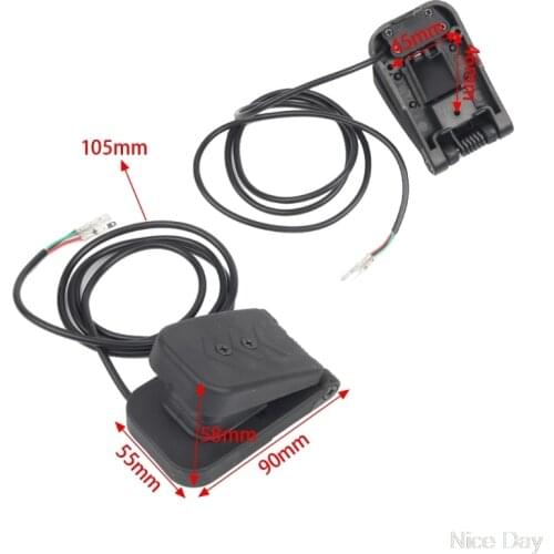 5V Output 0.8-4.2V Electric Bike Black Plastic Scooter Quad Foot Throttle Accelerator My20 20 Dropship