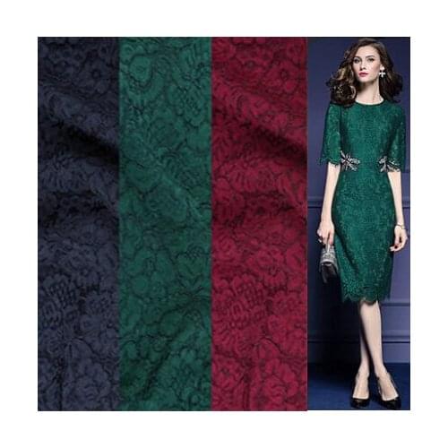 European Bohemia Composite Lace Fabrics Evening dress african fabric tissus au metre tecido pour patchwork for dress