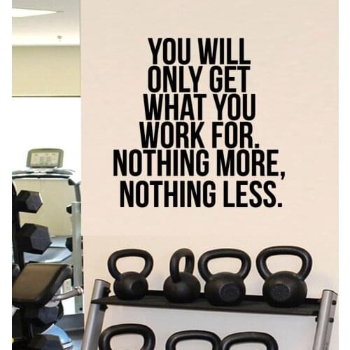 Fun GYM Decal Removable Vinyl Mural Poster For Baby Kids Rooms Decor Wall Art MURAL Drop Shipping