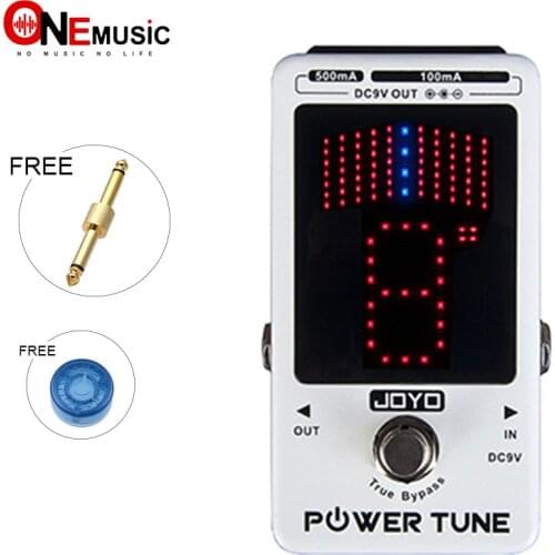 JOYO JF-18R Power Tuner with large bright LED Screen and 8 way Isolated DC 9V outputs With gold pedal connector and MOOER knob