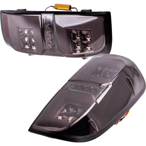 1Pair 2004-2015 Smoke Tail Lamp Light Set For Toyota Hilux KUN26 SR SR5 Mk7 Workmate