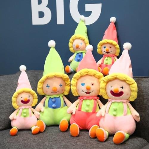 Cute clown doll cute clown doll toy doll Clown Doll Plush Stuffed Toy childrens Day Christmas gift from childrens playmates