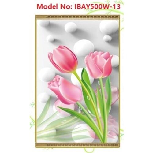 N500W-13,2 PCS/lot,electric heater,wall mount crystal,warm wall with picture,Infrared heater,carbon crystal heater