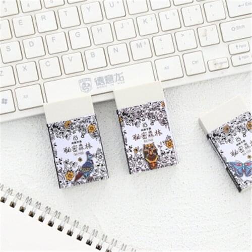 DL Genuine AH26 hobby stationery hanguochun wind rubber strip special student color eraser 1267 Cute Correction Products