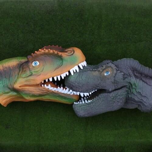 Tyrannosaurus Dinosaur Hand Puppet Toy Props Tyrannosaurus Hand Puppet Soft Non-toxic Figure Toys Gloves Children Toy Model Gift