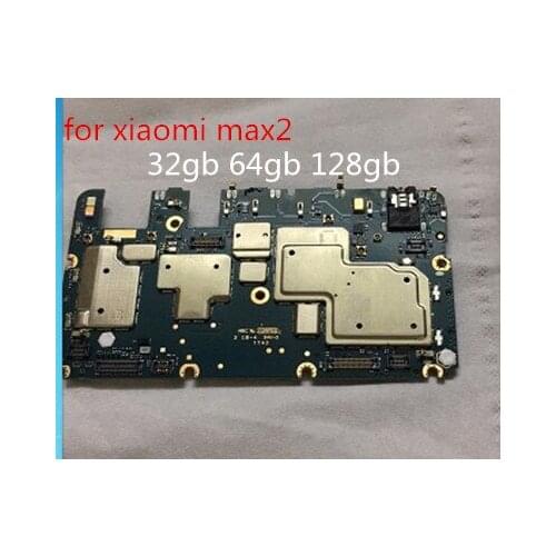 Desbloqueado testado para xiaomi max2 placa-mãe móvel circuitos de painel eletrônico xiaomi max2