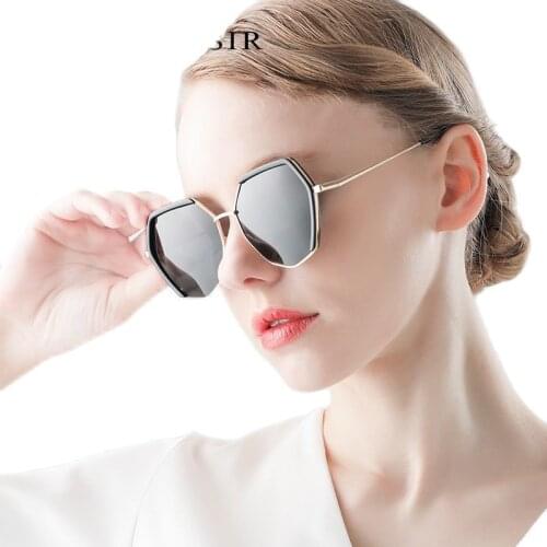 Womens large frame anti-ultraviolet polarized sunglasses 9224