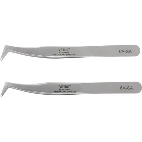 10pcs/Lot Vetus Stainless Steel Tweezers for Volume Lash