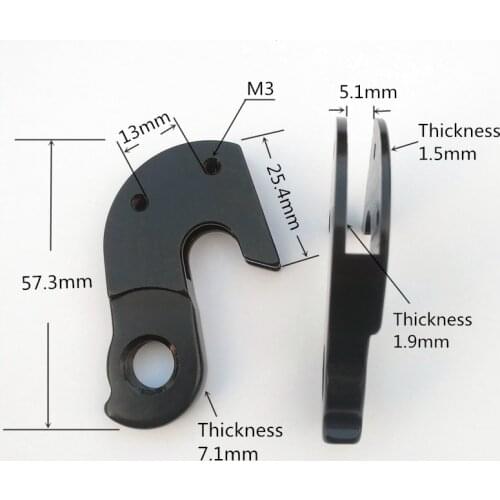 10pc Bicycle rear Derailleur hanger mtb road alloy dropout for CANNONDALE CAAD2 3 4 5 6 7 Six 13 Road CANNONDALE hanger extender