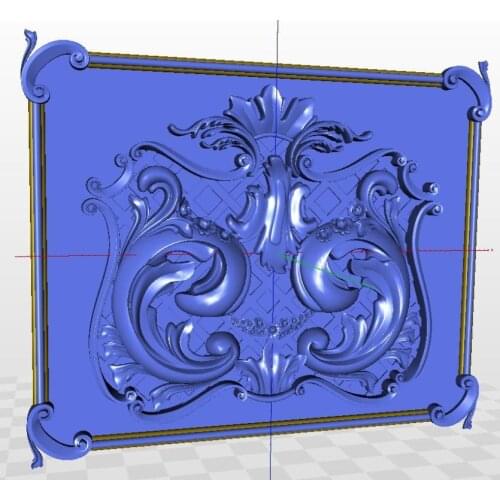 3d model relief for cnc in STL file format Decor_10