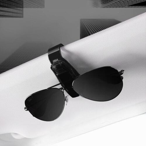500pcs Auto Car Sun Visor Glasses Sunglasses Clip Multi-Function Portable Fastener Card Ticket Glasses Cip Holder Universal Case