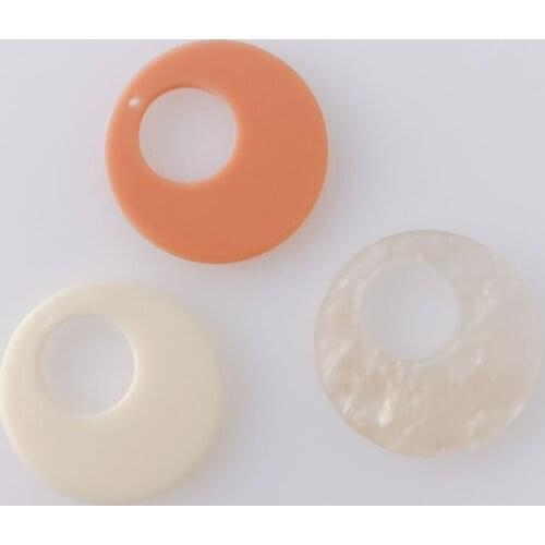 6pieces/lot Resin Round earrings Jewelry Accessories pendant Earring Accessories
