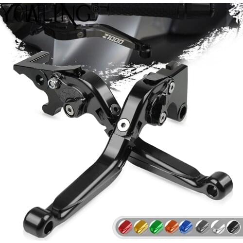 Z 1000 Motorcycle Parts Aluminum Adjustable Extendable Foldable Brake Clutch Levers FOR Kawasaki Z1000 2017 2018 2019 2020 2021
