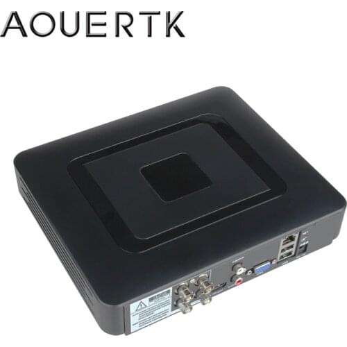 AOUERTK DVR 6 in 1 4CH/8CH Video Recorder Motion Detection Onvif Security CCTV IP Camera Surveillance Recorder Xmeye MINI DVR