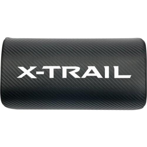 Car neck pillows both side pu leather single headrest case for Nissan X-Trail X Trail XTrail T32 T31 2008-2017 2018 2019