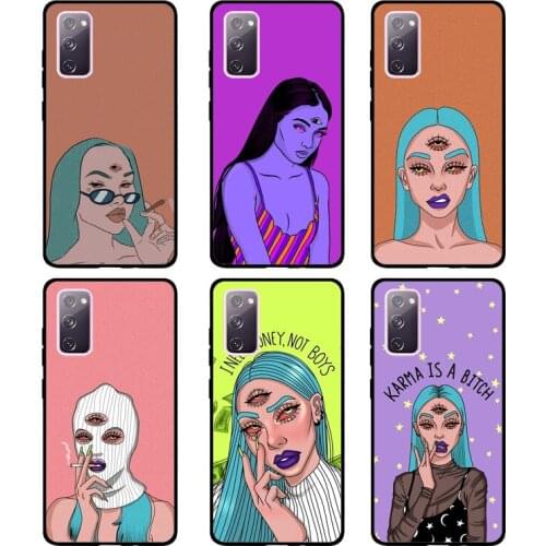 Three Eyed Girl Aesthetic For Samsung S20 FE S10e S8 S9 S10 Plus Case For Galaxy Note 20 Ultra Note 10 Plus Cover