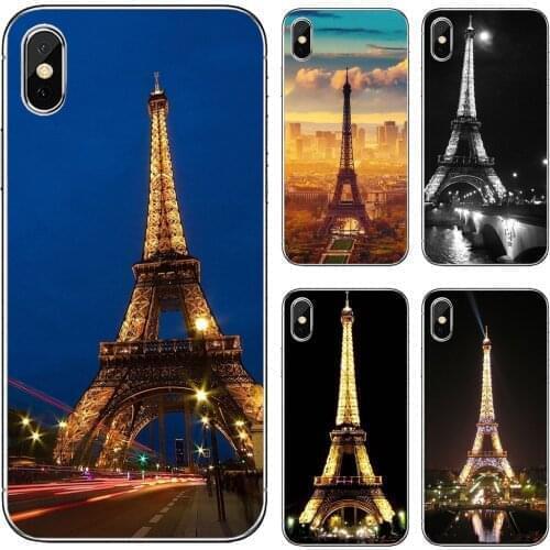 For Samsung Galaxy A12 A31 A41 A51 A71 A20e A21s M30 A10 A30 A40 A50 A60 A70 Eiffel-Tower-Night-Bokeh-Lights Soft Cases