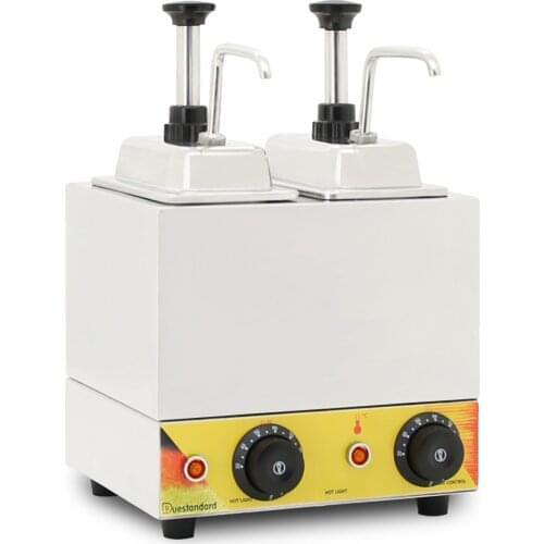 Electric 110V &220V Commercial hot sauce bottle warmer chocolate sauce warmer dispenser for cheese /chocolate with 1.5L