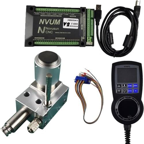 CNC Mach3 Controller NVUM + NVMPG Mach3 Handwheel with USART port instead of general port6 Axis MPG+ Tool setter