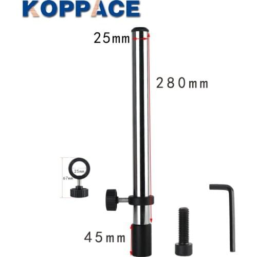 KOPPACE Monocular Microscope Column Long 320mm 25mm in Diameter With Anti-Slip Ring