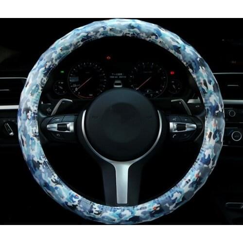 Cool Graffiti Leather Car Steering Wheel Cover For Buick Regal Encore Lacrosse Excelle XT Verano Enclave