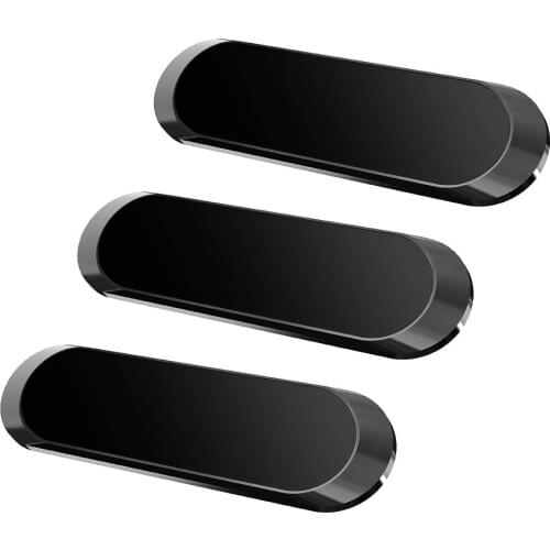 Magnetic Car Phone Holder Dashboard Mini Strip Shape Stand For iPhone Samsung Xiaomi Metal Magnet GPS Car Mount for Wall