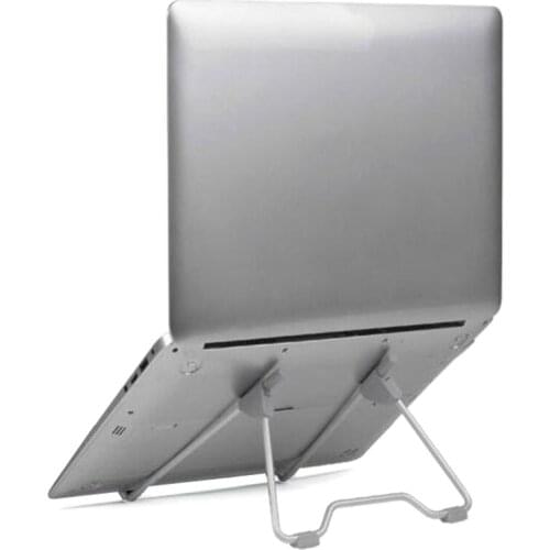 Multifunction Folding Portable Laptop / tablet PC Stand Adjustable Notebook Stand Universal Metal Bracket, Gray