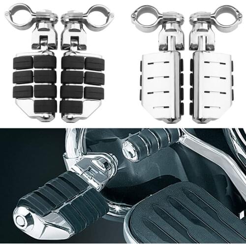 Motorcycle Foot peg Footrests 32mm Highway Bar Clamp Mount Kit For Harley Sportster Dyna Suzuki Yamaha Universal
