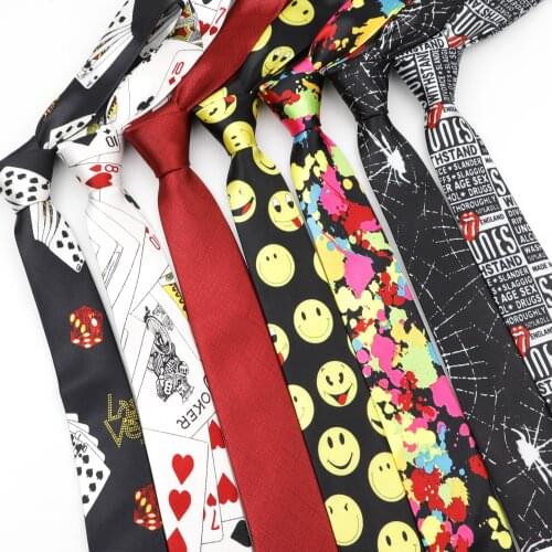 Men Fashion Tie Funny 5cm width Dollar Designer Hallowmas Character Cravate Mens Party Holiday Gift Casual Wedding Neckties