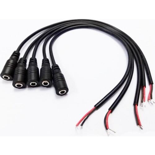 NCHTEK DC 3.5x1.35mm Female Cable Adapter Connector Cord Jack For Mobile Power,3.5/1.35 DC Female pigtail/Free shipping/20PCS