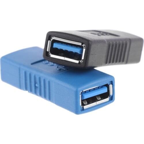 1PC New USB 3.0 Adapter PC Laptop Connector Type A Female To Female Coupler Gender Changer Connector Durable Home Improvements