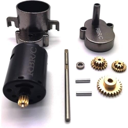 Full Metal Gearbox for WPL D12 R554 RC Racing Drift Car Upgrade Part